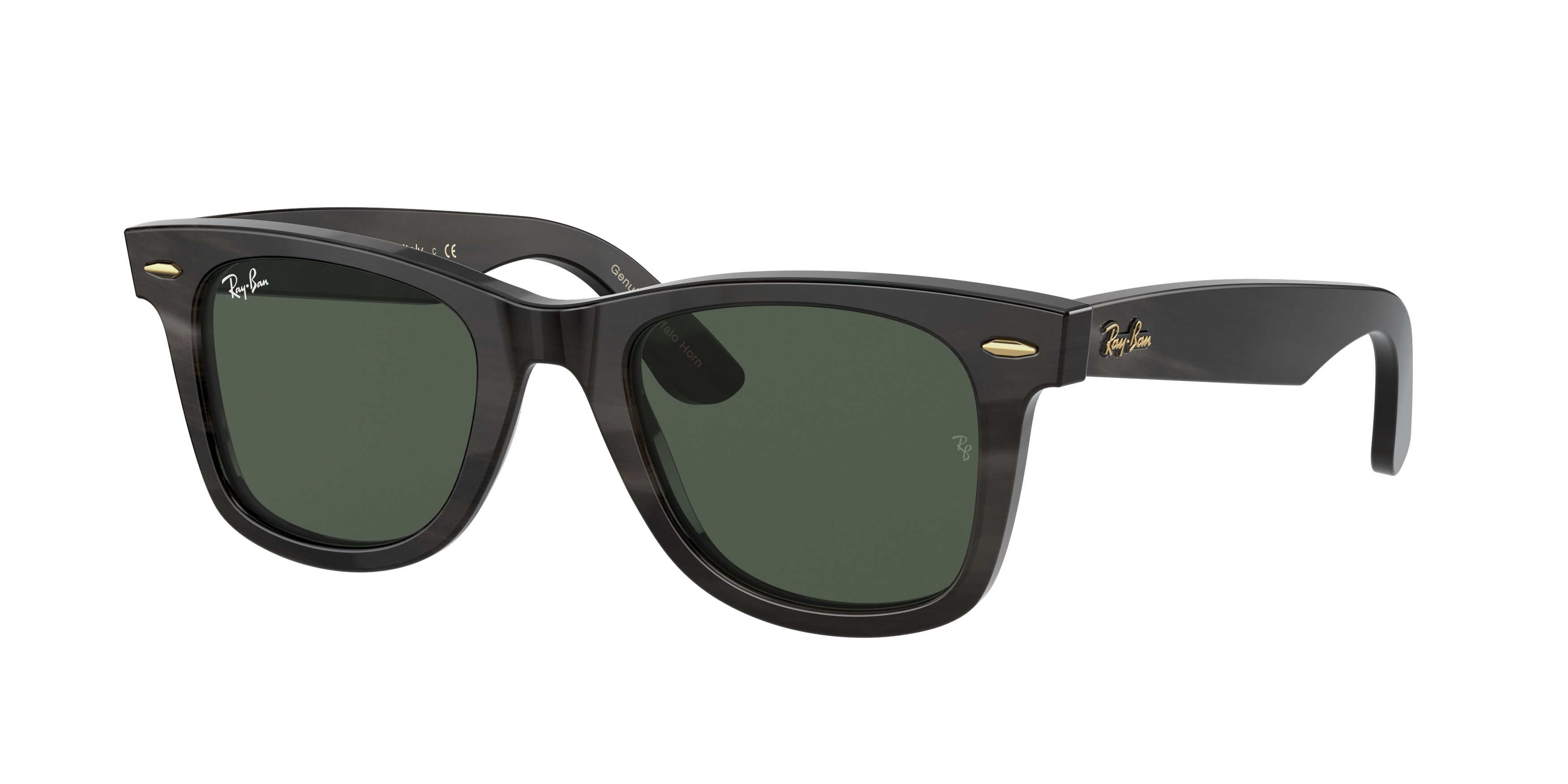 Ray - Ban Unisex RB2140CO Wayfarer 921471 Aurinkolasit Ruskea Vihreä G15 Kyykky Normaali-image